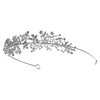 SAMKY Charming Flower Wreath Headband Style Crystal Bridal Tiara T1270