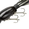 Arbogast Hula Popper Topwater Fishing Lure, Black, G760 (2 in, 3/8 oz)