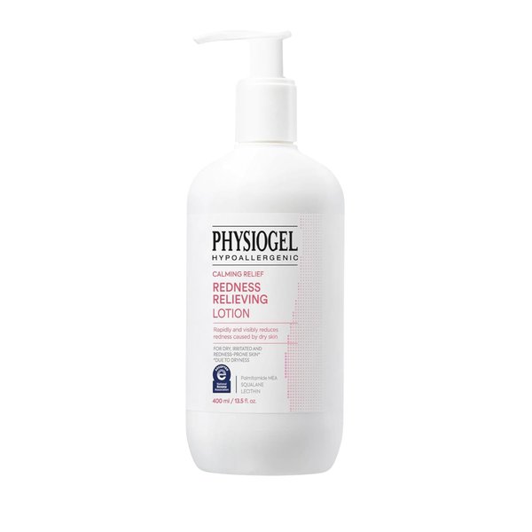 Physiogel Calming Relief Redness Relieving Lotion Reduces Redness in 30 mins, Face Moisturizer for Dry, Red, Itchy, Sensitive Skin, Strengthens Skin Barrier, Fragrance Free, Face Cream for Men & Women