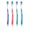 GUM Super Tip Toothbrush, Soft Bristle Toothbrush for Adults with Tongue Cleaner, Compact Head, 1ct (12pk)
