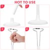 Toyvian 18 inches Doll Stands 4Pcs Adjustable Doll Display Stands Doll Support Stand Action Figure Stand Doll Bracket White Rack Organizers Dolls Accessories for Size 13inches - 18inches American Doll
