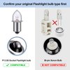 TRLIFE Flashlight Replacement Bulbs DC 3V, Maglight LED Bulb for Only 2 Cells C&D Flashlight Headlight, 3W LED Flashlight Bulbs(2 Pack)