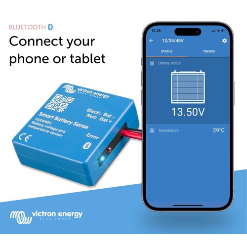 Victron Energy Smart Battery Sense, Voltage and Temperature Sensor, Long Range (up to 10m)
