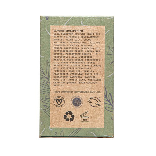 Crate 61, Handmade Vegan Natural Bar Soap Cold Pressed For Face And Body, With Premium Essential Oils, Eucalyptus & Peppermint For Men And Women 3 Pack (Cedarwood Pine)