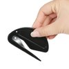 3 Pack Letter Openers Envelope Slitters, Plastic Mail Opener with Blade Paper Knife, Pure Black