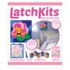 LatchKits Latch Hook Kit for Wall Hangings & Mini-Rugs - Mermaid - Craft Kit with Easy, Color-Coded Canvas, Pre-Cut Yarn & Latch Hook Tool - Perfect DIY Craft for Kids - Ages 6+