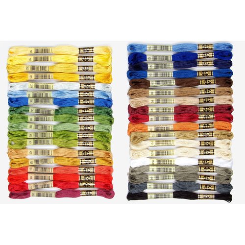 DMC 117F25HDC Embroidery Floss Pack 8.7yd, Home Decor 36/Pkg