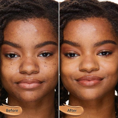 Mushroom Head Air Cushion CC Cream - BB Cream Face Makeup Foundation for Mature Skin Moisturizing Concealer Brighten Long-Lasting, Even Skin Tone for All Skin Types, Medium Deep