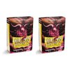 Dragon Shield Bundle: 2 Packs of 60 Count Japanese Size Mini Matte Card Sleeves - Matte Magenta