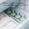Popsicle Mold Set 4 Pieces Homemade Silicone Popsicle Maker Easy Release Ice Cream Molds Reusable DIY Pop Molds (Green)