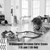 Replacement Parts for Thomas The Train - FJK25 ~ Thomas & Friends Trackmaster Twisty Tornado Train Track Set ~ Replacement Elevation Curve Tracks ~ 3 EL and 3 ER