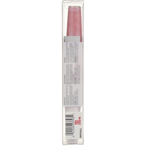 Maybelline SuperStay 24 2-Step Lip Color, So Pearly Pink [110] 1 ea (Pack of 3)