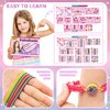 Dpai Friendship Bracelet Making Kit for Girls,DIY Arts and Crafts Toys,Jewelry String Maker Kit,The Best Birthday Gifts Ideas for Girls 6 7 8 9 10 11 12+ Years Old（Purple）