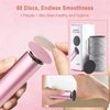 Electric Foot File 2025 Upgrades Electric Foot Callus Remover,Electric Callus Remover for Feet with 60 Pcs Sandpaper Discs, Foot File Electric with Speed Controller,for Dead Dry Crack Skin Calluses