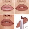 lip liner pencils, Modern Classic Lip Liner, Lip Liner Pigmented Vegan Matte, Lasting Finish Lip Liner, Luxurious Creamy Long Lasting Lip Liner, Prevents Feathering and Fading (03#Red Brown, 1)