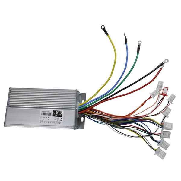 48V 1800W Brushless DC Motor Speed Controller with Reverse Universal for DIY Go Kart Quad Buggy Scooter E Bike Electric Bicycles Tricycle Drift Trike Razor MX450 MX650 Taotao Polaris RZR Rebuild