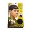 Organic Argan Olive Oil & Shea Butter Treated Deluxe Stocking Wig Cap #804 Black