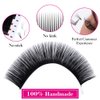Lash Extensions C Curl 0.07 Self Fanning Volume Lashes 15mm-20mm Mixed Tray Easy Fans Eyelash Extensions Supplies by FADLASH (0.07-C, 15-20mm Mix)