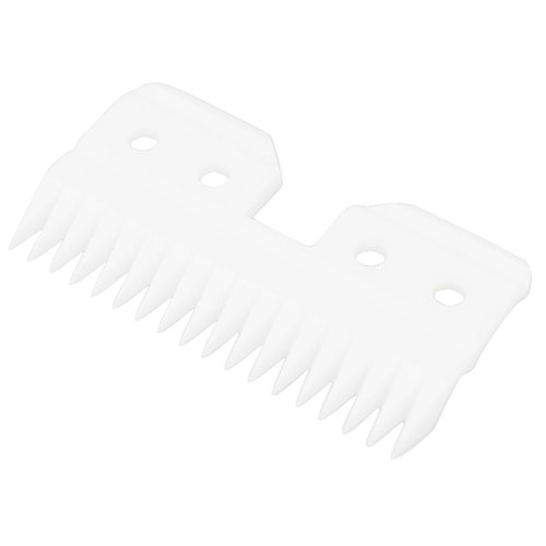 Professional 18 Teeth Zirconia Ceramic Replacement Moving Cutter Blade, Compatible with Andis Wahl Oster AG/A5 Fast Feed Hair Clippers Pet Groomers for Pets/Human (1)