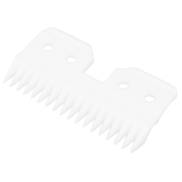 Professional 18 Teeth Zirconia Ceramic Replacement Moving Cutter Blade, Compatible with Andis Wahl Oster AG/A5 Fast Feed Hair Clippers Pet Groomers for Pets/Human (1)
