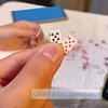 lukeerit Party Spoof Fun Mini Playing Cards，Miniature Poker Game，3 Copies