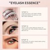 2 in1 5x Longer Waterproof Mascara,2 in 1 for VIBELY Mascara, Lash Cosmetics 4D Silk Mascara, No Clumping, Long-lasting Black Mascara, Step 1 and Step 2 use Mascara