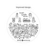 Winstonia Nail Art Stamping Plate 20 pcs Bundle Set Manicure Decoration Templates - Water-marbling, Floral, Galaxy, Fantasy, Lace, Pandas and more