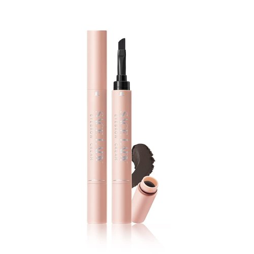 SACE LADY Long Lasting Eyebrow Cream, Waterproof Eyebrow Tinted Gel Corrector with Brush 2 in 1 Eye Makeup, Pigmented Intense Brow Color Powder Cream, 0.053 Fl Oz(03 Grey Taupe)