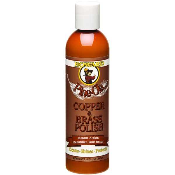 Howard CB0008 Pine-Ola Copper and Brass Polish, 8-Ounce