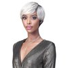 BOBBI BOSS Synthetic Hair Short Cut Style Wig - M1053 STEPHANIE, Pro-Cut Professional Salon Style, Safe High Heat Styling (1B, Natural Black)