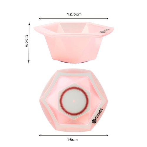 STYLANCE Multi-Colored Connect & Color Bowl Set, Hair Color Mixing Bowls, Hair Bleach, Hair Dye, Coloring kit,Color Palette, 7 Pack