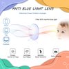 VisionGlobal Blue Light Blocking Glasses for kids, Anti Eyestrain and Blurry, Computer Glasses, Anti Glare