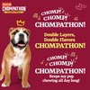 Hartz New Chompathon Gripper Bone Dog Chew Toy for Aggressive Chewers, Double Layered Flavored with Chicken & Bacon