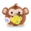 Snackles Series 2 Monkey & Dole 8 Inch Plush by ZURU, Ultra Soft Plush, Collectible Plush with Real Licensed Brands, Stuffed Animal, Giftable