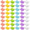 Liliful 48 Pcs Mini Resin Dinosaur Figures Small Dinosaur Tiny Dinosaur for Mini Garden Micro Landscape Aquarium Home Decoration Dinosaur Outdoor Party Favors (Classic)