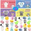 UMEELR Valentines Day Gifts Cards for Kids, 28 Pack Valentine's Greeting Cards with Mochi Squishies Toys, Valentine School Classroom Prize Party Favor Toys, Valentine Gift Exchange