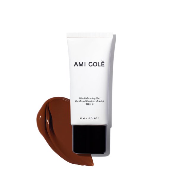 AMI COLÉ Skin-Enhancing Tinted Moisturizer (Rich 2), tinted moisturizer for face, bb cream, skin tint, face makeup