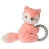 Mary Meyer Soft Baby Rattle with Soothing Teether Ring, 6-Inches, Sweet-n-Sassy Fox