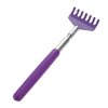 Xiaokeis Back Scratcher, Portable Extendable Stainless Steel Telescoping Back Scratchers Telescoping Scratcher Tetractable Claw Metal Hand Massager Tool for Adults(Purple)