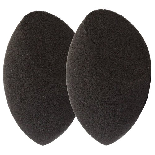 Beauty Junkees Makeup Sponge Blender - Black Contour Makeup Blender Sponge, Liquid Cream Powder Foundation Blending Sponges, Make Up Applicator, Cosmetic Blenders, Wet Dry Beauty Sponge, Latex Free