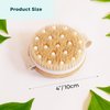 Body Brush - Premium Bamboo Natural Bristle Skin Scrubber - Great Body Massager
