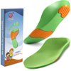 Ailaka Kids Orthotic Cushioning Arch Support Shoe Insoles, Children Pu Foam Inserts for Flat feet, Plantar Fasciitis, Feet Heel Pain Relief