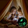 10 Sheets Luminous Butterfly Temporary Tattoos, Glow In The Dark Butterfly Tattoos Floral Butterfly Tattoo Stickers for Kids Girls Women Adults Party Favors Decorationsv