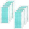 AEXHOT 120PCS Hair Extension Tape Tabs Double Sided Extension Tapes 4 x 0.8 cm Hair Extension Tape Wig Tape Beauty Tools for Replacement Wig Adhesives, Easy to Use (Blue)