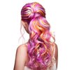 Beaute Galleria Bundle 11 Pieces Single Color 21 Inches Straight Party Highlights Clip In Synthetic Hair Extensions Cosplay Comic Con Halloween Costume (Pink)