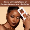 Beauty Bakerie Brownie Bar Mini Makeup Palatte, Contour, Bronzer, and Highlighter Makeup, Travel Size