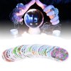 78Pcs Round Tarot Cards, Tarot Decks Beginner Board Game Fortune Telling Game Vintage Divination Tools for All Skill Levels