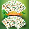 St. Patrick's Day Temporary Tattoos, Clover Fake Tattoos Face Body Tattoos Stickers for St. Patrick's Day Party favors Supplies Apparel Accessories
