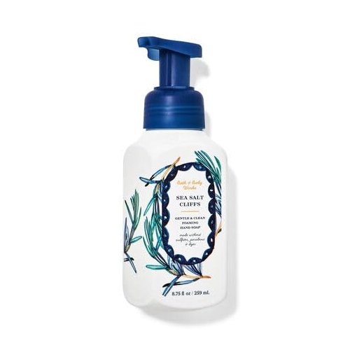 Generic Sea Salt Cliffs Gentle & Clean Foaming Hand Soap by Bath Body Works, 8.75 fl oz / 259 mL, Full Size, Pack of 1
