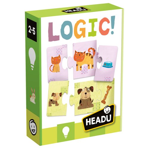 Headu Logic, Educational Toys for Boys and Girls Ages 2-4 Years Old, Toddler Learning Toys, Teacher Homeschool Supplies, Birthday